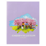 Cherry Blossom Street 3D Pop-up Card - Image 12