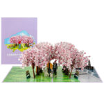 Cherry Blossom Street 3D Pop-up Card - Image 10