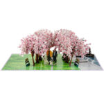Cherry Blossom Street 3D Pop-up Card - Image 15