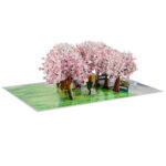 Cherry Blossom Street 3D Pop-up Card - Image 9