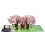 Cherry Blossom Street 3D Pop-up Card - Image 7