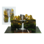 Multnomah Falls Oregon 3D pop-up card - Image 4