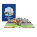 Tilikum Bridge Portland Bike 3D pop-up card - Image 6