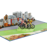Tilikum Bridge Portland Bike 3D pop-up card - Image 5