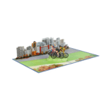 Tilikum Bridge Portland Bike 3D pop-up card - Image 4